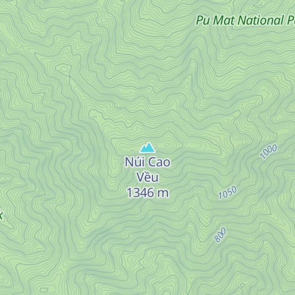 Map of Núi Cao Vều
