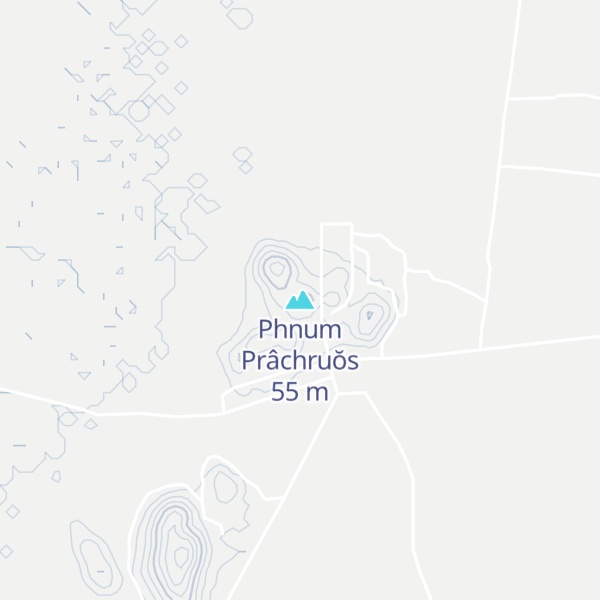 Map of Phnum Prâchruŏs