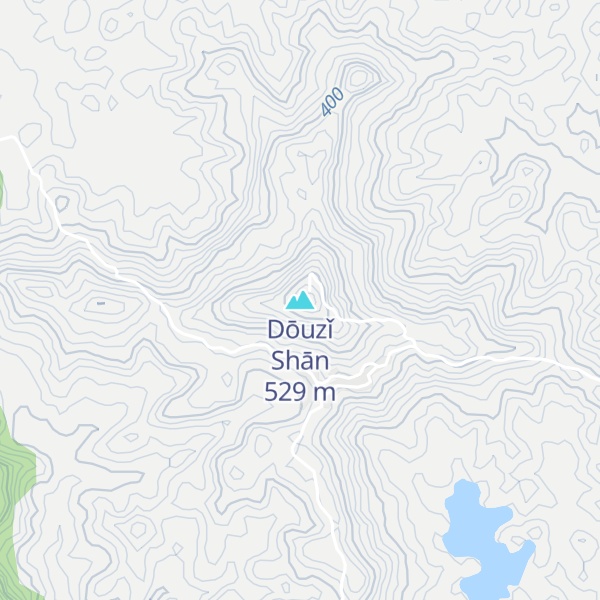 Map of Dōuzǐ Shān