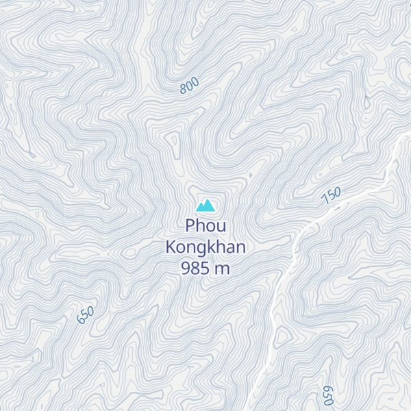 Map of Phou Kongkhan
