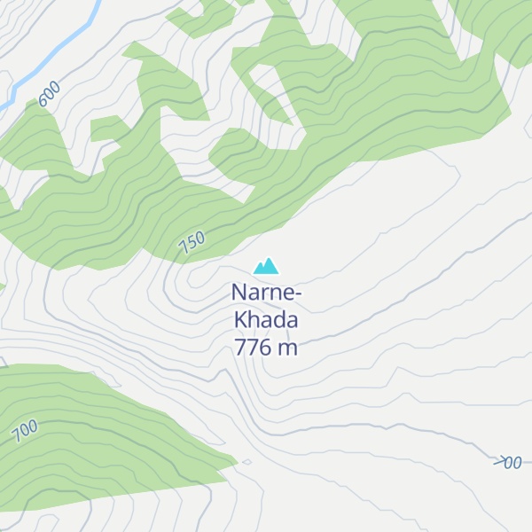 Map of Narne-Khada