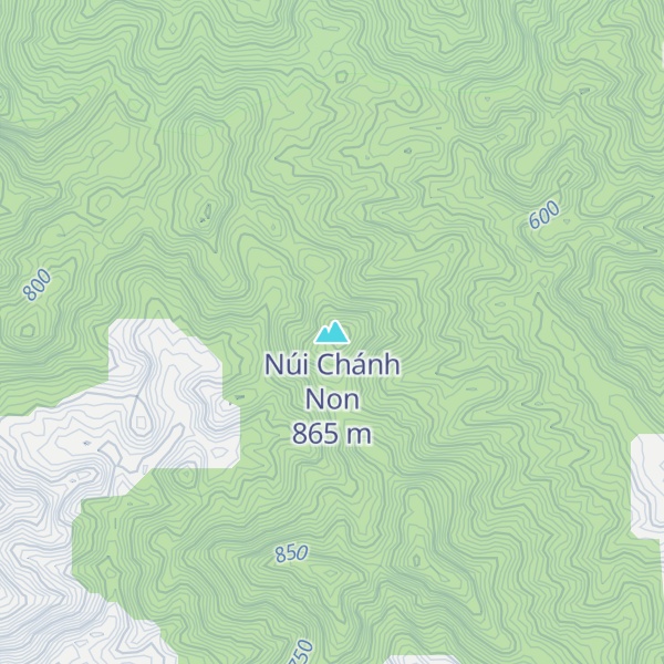 Map of Núi Chánh Non