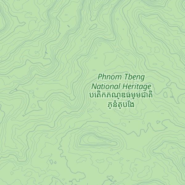 Map of Phnum Tbaeng