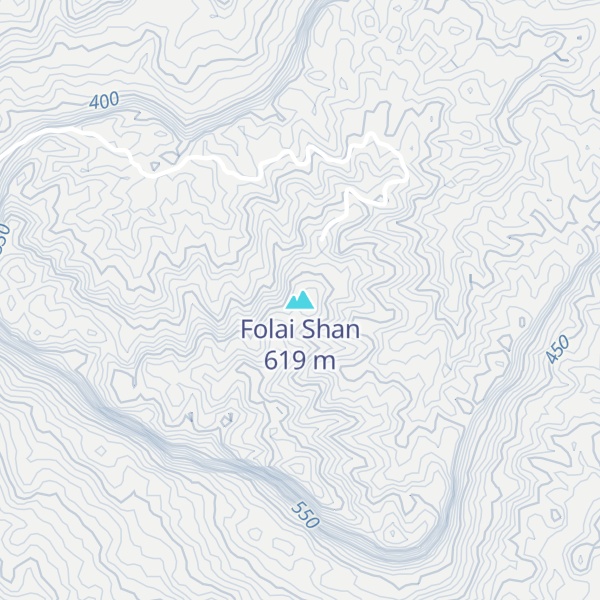 Map of Folai Shan