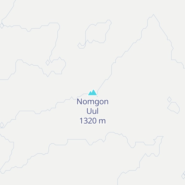 Map of Nomgon Uul