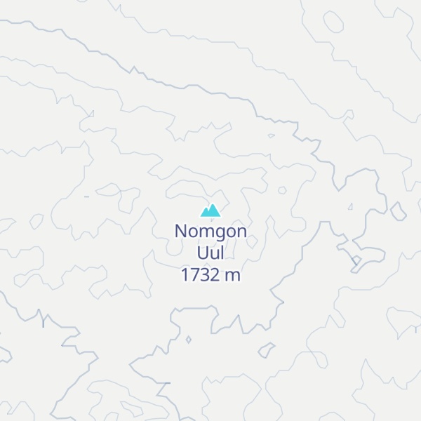 Map of Nomgon Uul