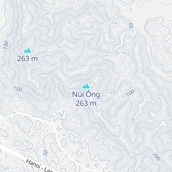 Map of Núi Ông
