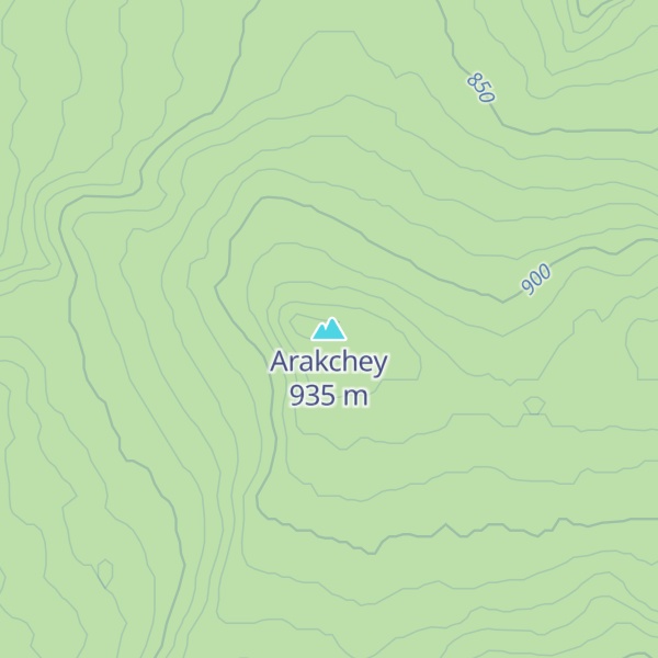 Map of Arakchey