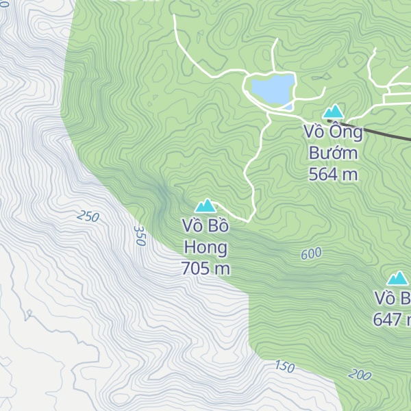 Map of Vồ Bồ Hong