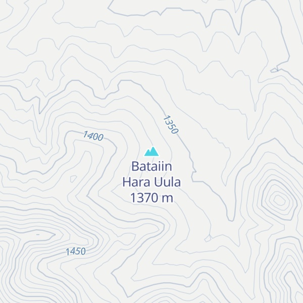 Map of Bataiin Hara Uula