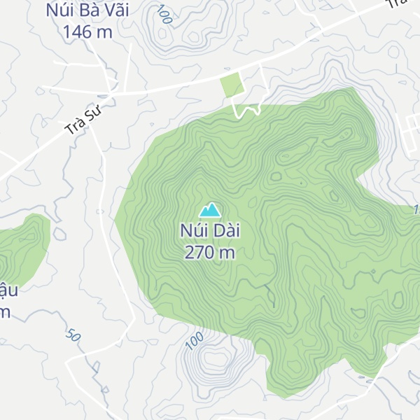 Map of Núi Dài