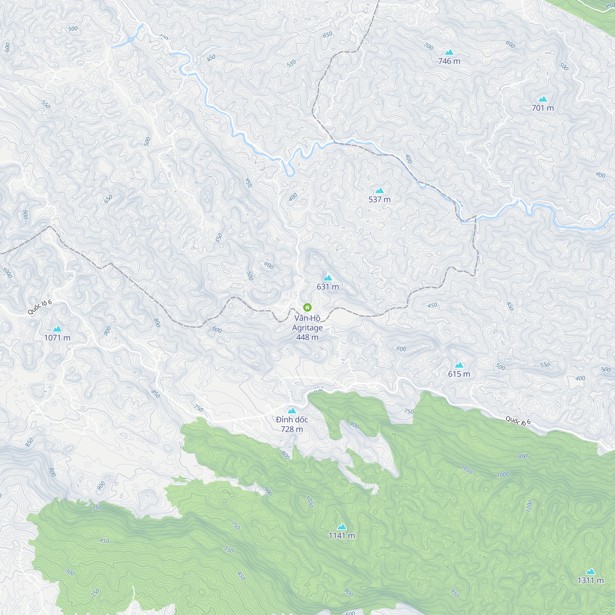 Vân Hồ Agritage map