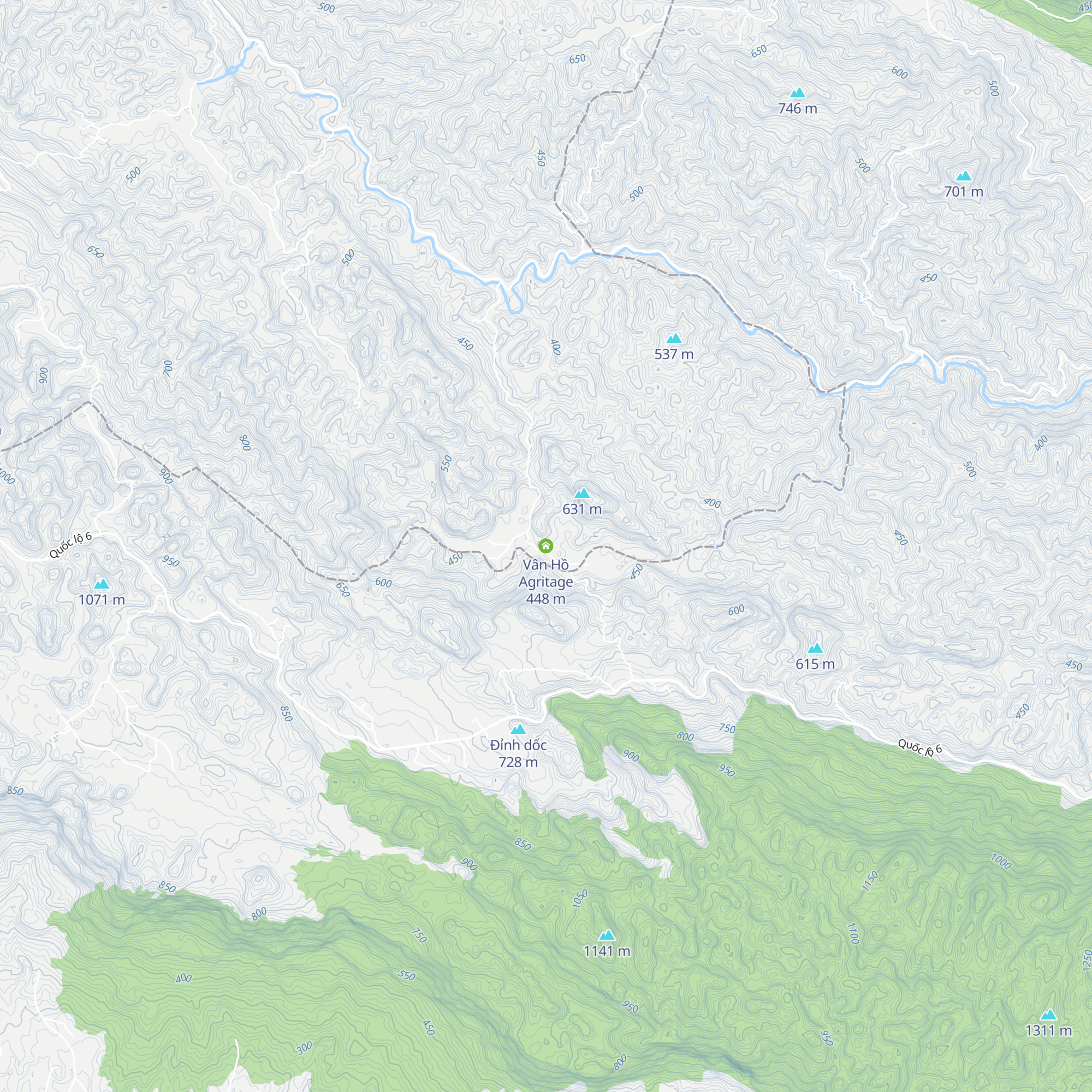 Vân Hồ Agritage map