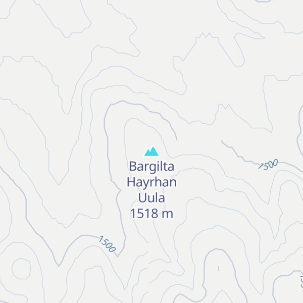 Map of Bargilta Hayrhan Uula