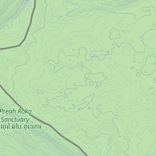 Map of Phnom Sam Pohou