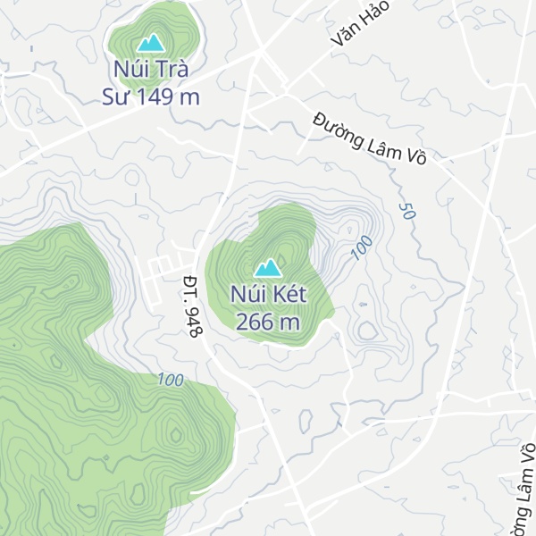 Map of Núi Két