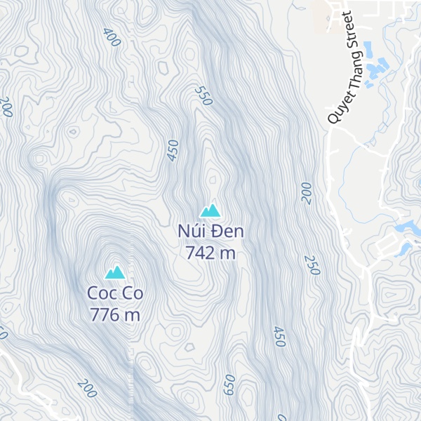 Map of Núi Đen