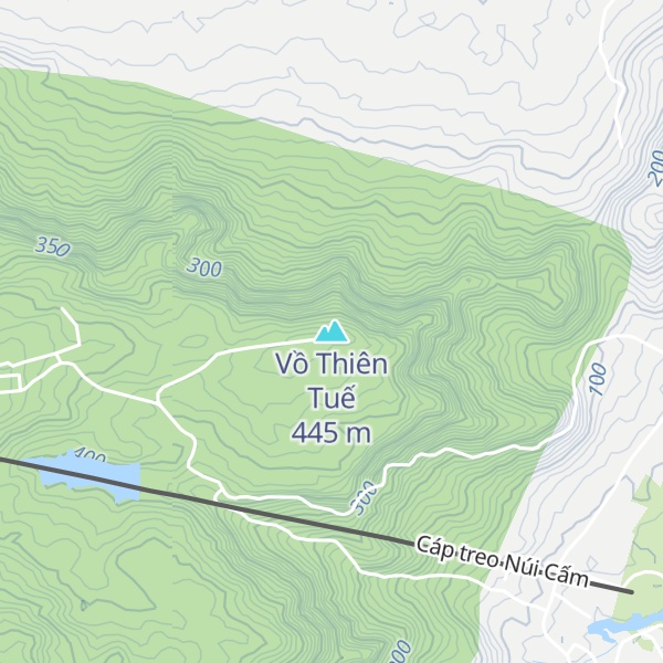 Map of Vồ Thiên Tuế