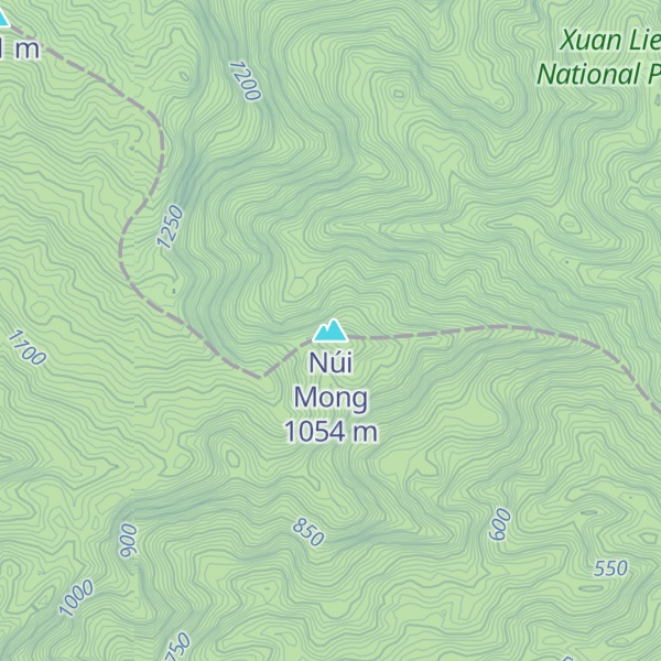 Map of Núi Mong