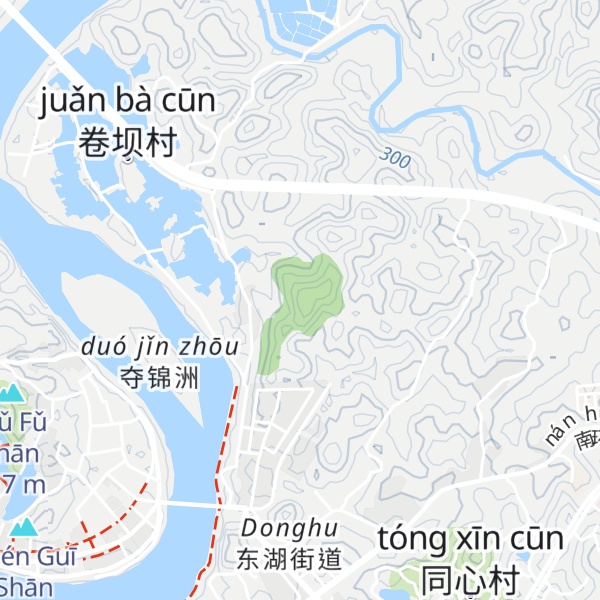 Map of Dōngshān