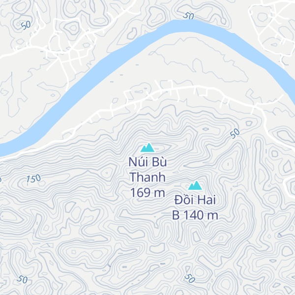 Map of Núi Bù Thanh