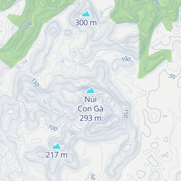 Map of Núi Con Gà