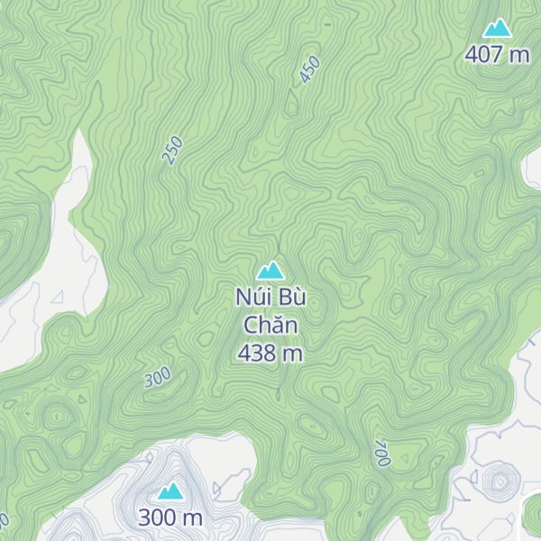 Map of Núi Bù Chăn