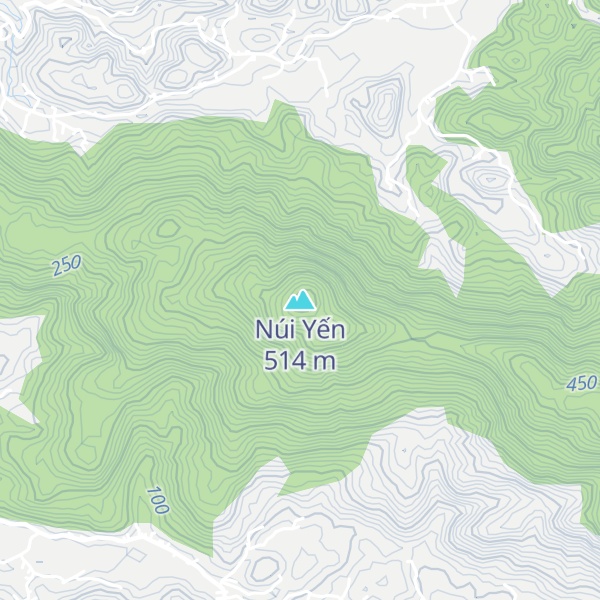 Map of Núi Yến