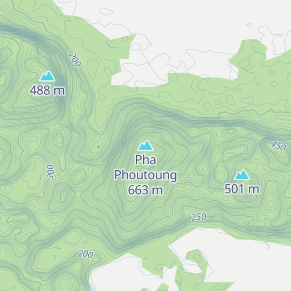Map of Pha Phoutoung