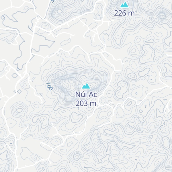 Map of Núi Ac