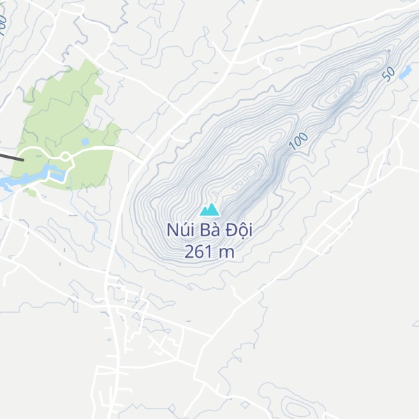 Map of Núi Bà Đội