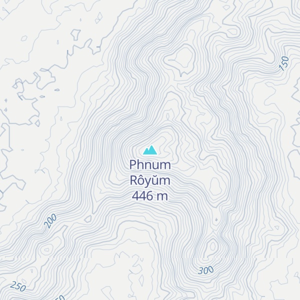 Map of Phnum Rôyŭm