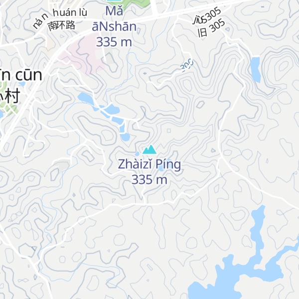 Map of Zhàizǐ Píng