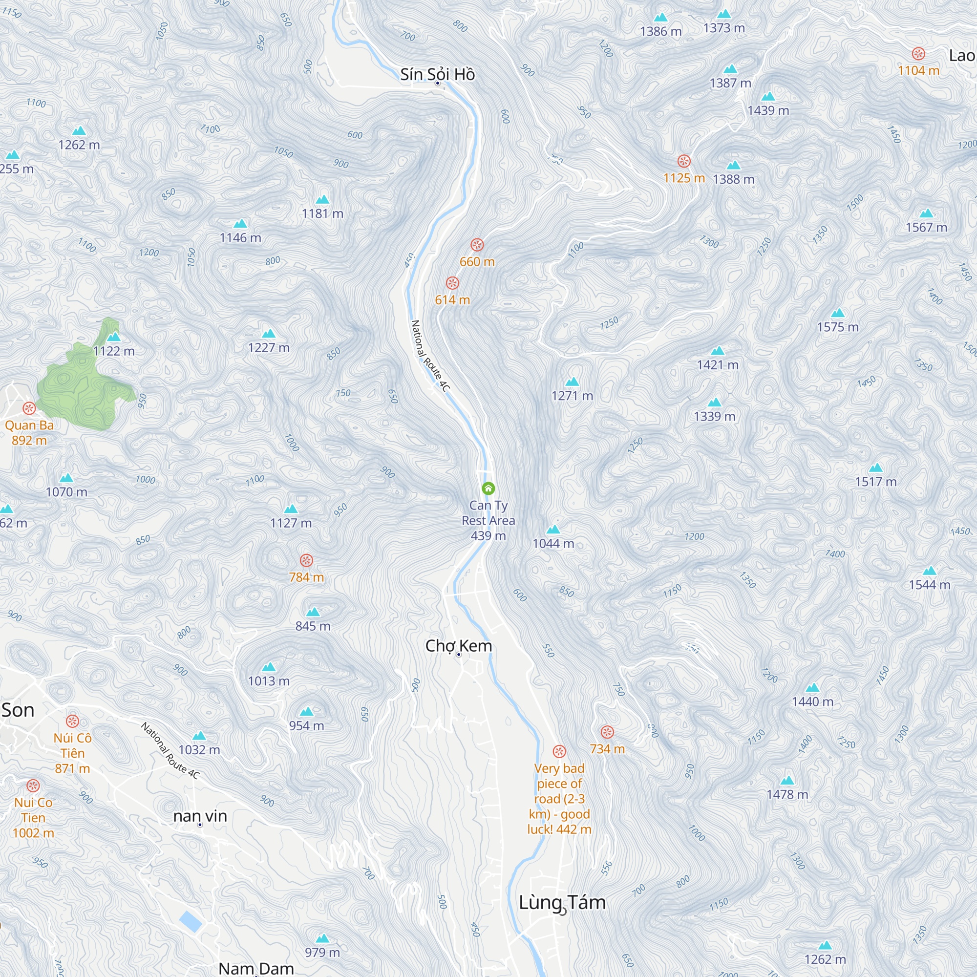 Can Ty Rest Area map