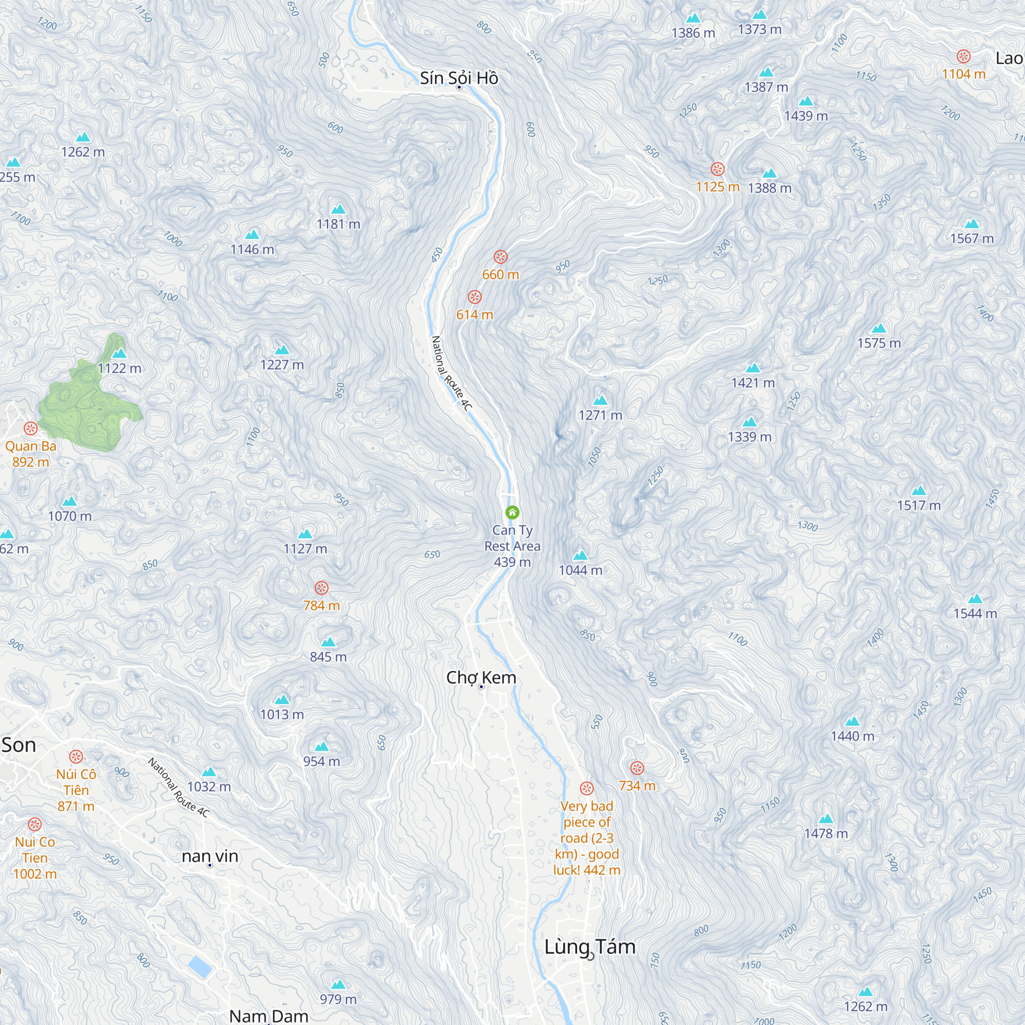 Can Ty Rest Area map