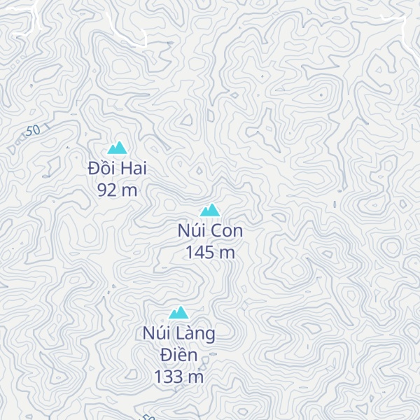 Map of Núi Con