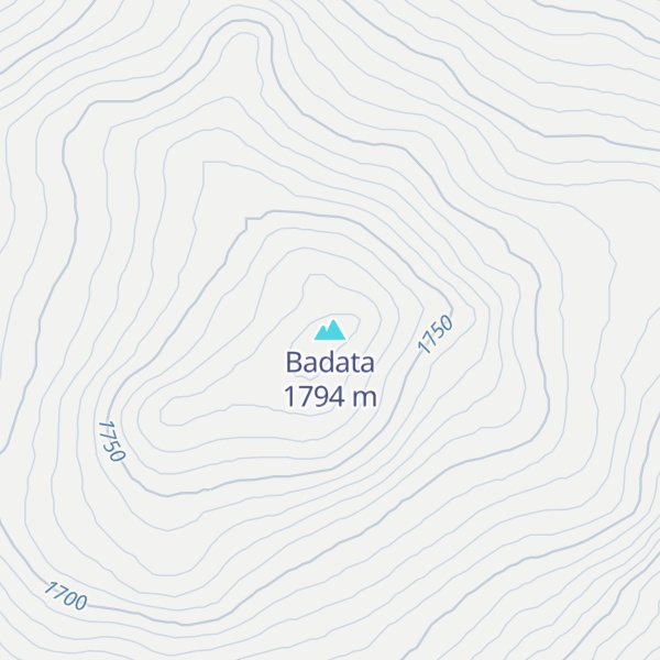 Map of Badata