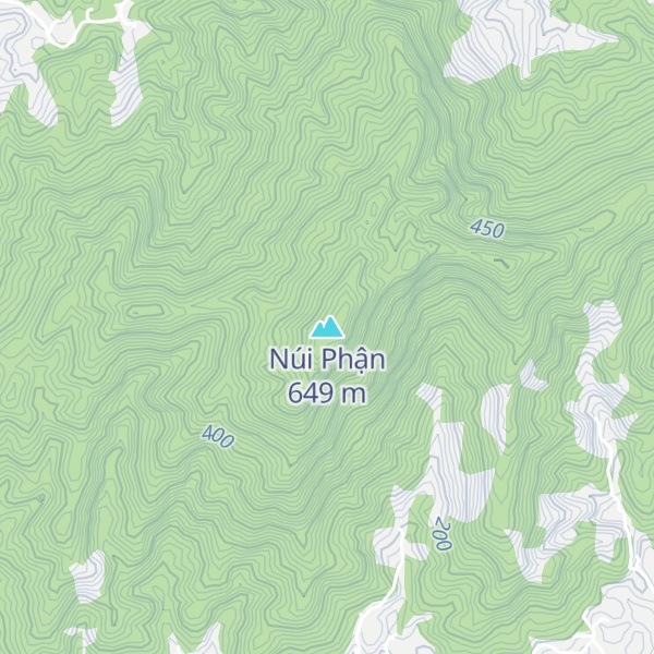 Map of Núi Phận