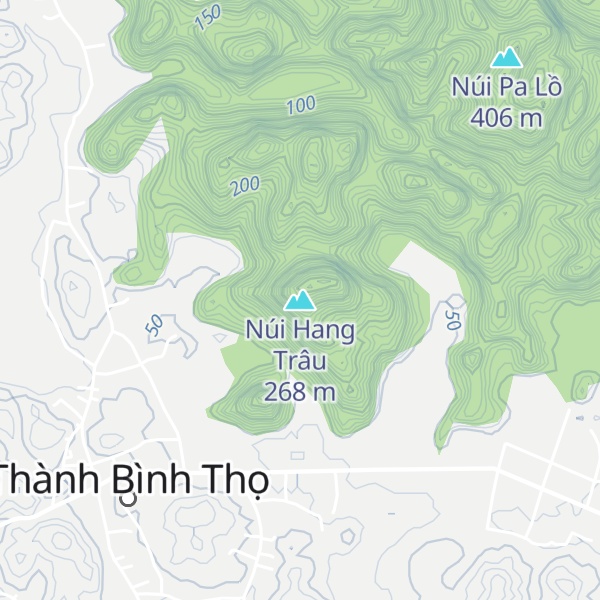 Map of Núi Hang Trâu