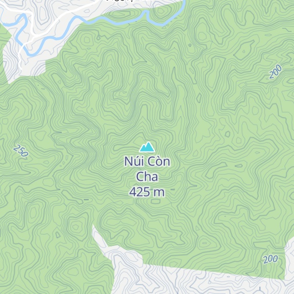 Map of Núi Còn Cha