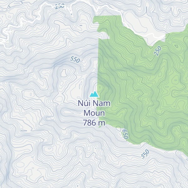 Map of Núi Nam Moun
