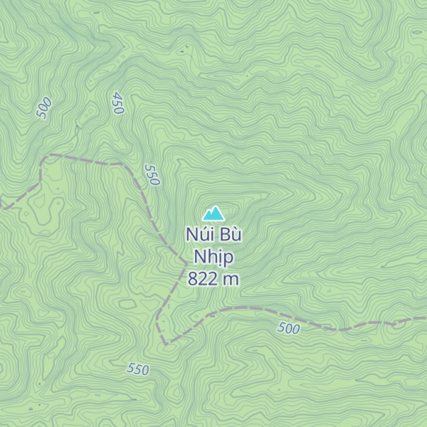 Map of Núi Bù Nhịp