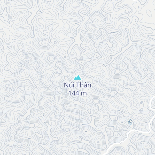 Map of Núi Thân