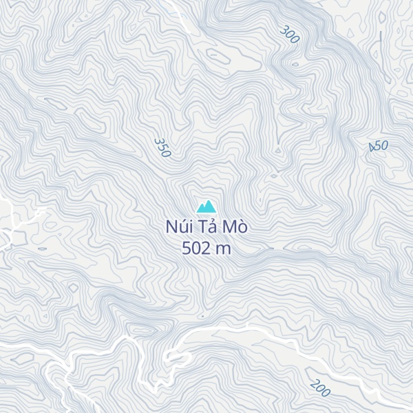 Map of Núi Tả Mò