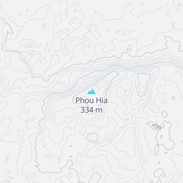 Map of Phou Hia