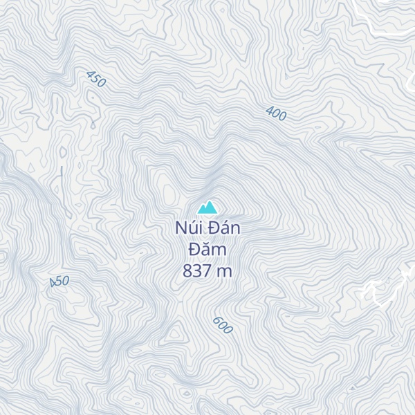 Map of Núi Đán Đăm