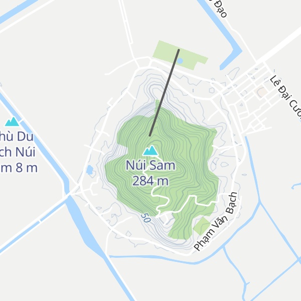 Map of Núi Sam