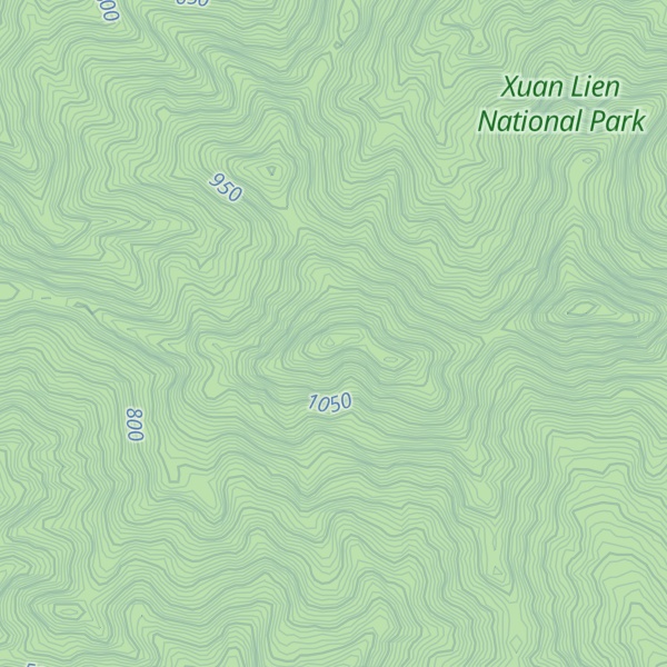 Map of Núi Bù Hòn Hàn