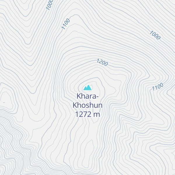 Map of Khara-Khoshun