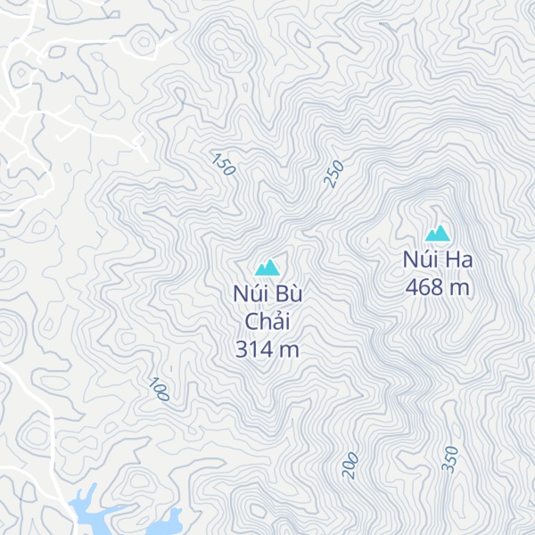 Map of Núi Bù Chải